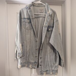 Love tree denim jacket